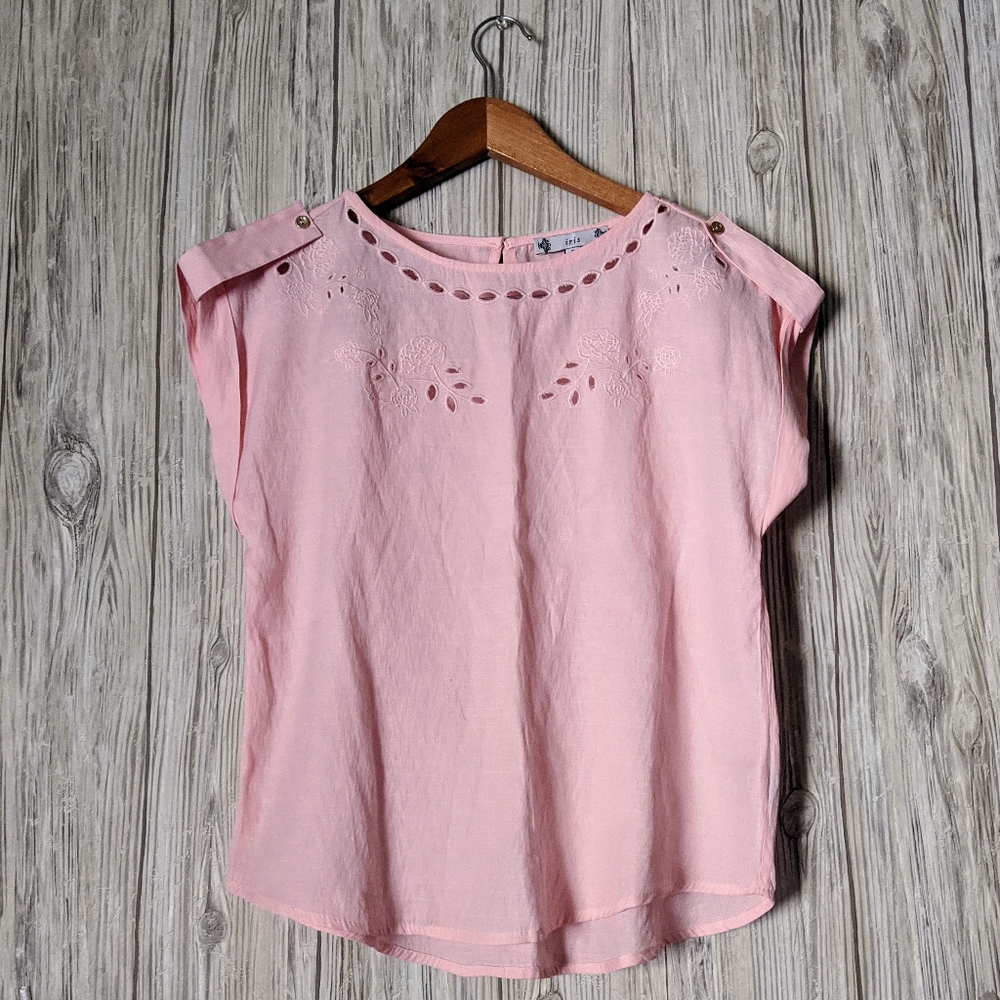 Traditional Mexican Blouse Pink